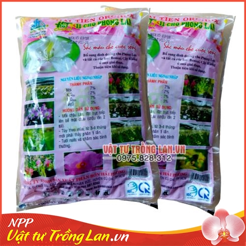 2 gói phân bón Hải Tiến Orchid chuyên dùng cho phong Lan 500g